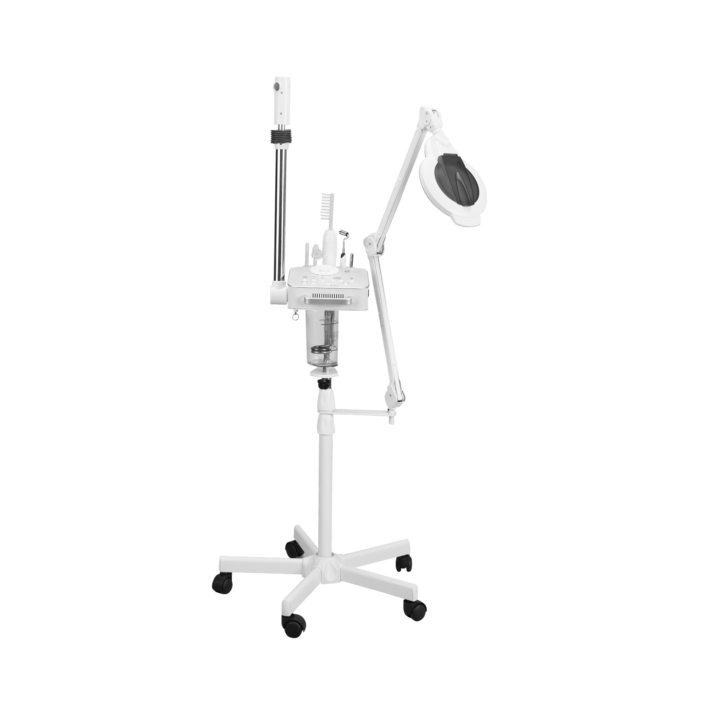 SkinAct Quad 4-in-1 Digital Steamer with LED Mag Light, High